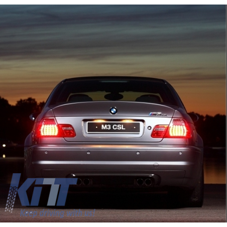 Rear Bumper suitable for BMW 3 Series E46 Sedan 4D (1998-2005) M3 CSL Design