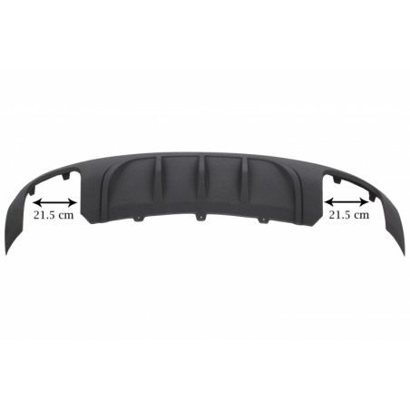 Rear Bumper Valance Air Diffuser suitable for Audi A5 8T 8F Coupe/Cabrio (2007-2011) DTM Design