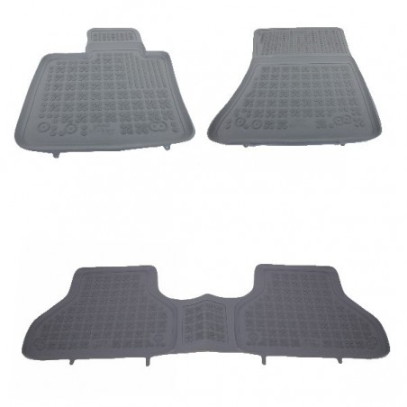 Floor mat Rubber Grey suitable for BMW X5 E70 2006-2013 X6 E71 2008-2014