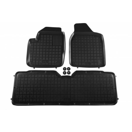 Floor mat Rubber Black suitable for Ford GALAXY I (1995-2006) Seat Alhambra I (1996-2010) VW Sharan I (1995-2010)