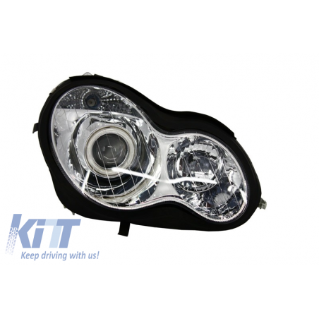 Angel Eyes Headlights suitable for MERCEDES W203 C-Class (2000-2007) 