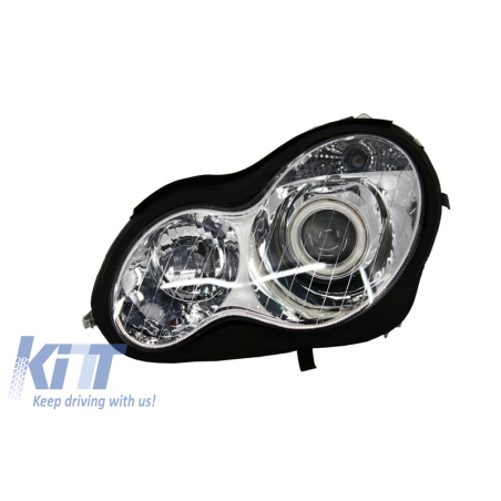 Angel Eyes Headlights suitable for MERCEDES W203 C-Class (2000-2007) 