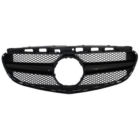 Front Central Grille suitable for MERCEDES Benz E Class W212 (2013-2016) E63 Black Edition