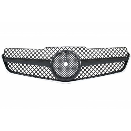 Front Grille suitable for MERCEDES Benz E-Class C207 W207 A207 (2009-2012) Coupe Cabrio SL-Look Black