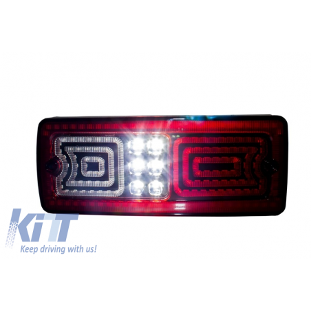 Led Taillights suitable for MERCEDES Benz G-class W463 (1989-2015) Red/Smoke