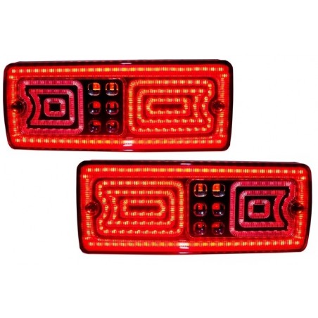 Led Taillights suitable for MERCEDES Benz G-class W463 (1989-2015) Red/Smoke