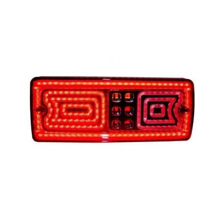 Led Taillights suitable for MERCEDES Benz G-class W463 (1989-2015) Red/Smoke