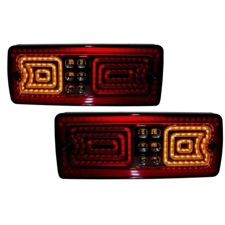 Led Taillights suitable for MERCEDES Benz G-class W463 (1989-2015) Red/Smoke