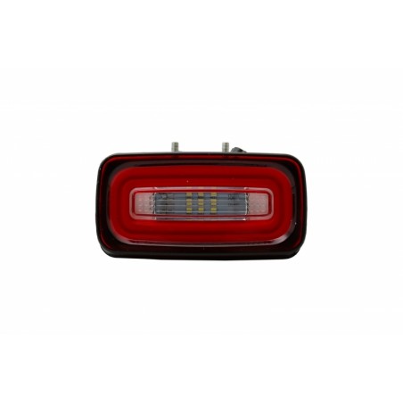 Led Rear Bumper Fog Lamp Light Bar suitable for MERCEDES Benz G-class W463 (1989-2015) Red Clear