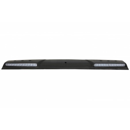 LED Front Roof Spoiler suitable for Mercedes W463 G-Class (1989-2017) Real Carbon B-Design