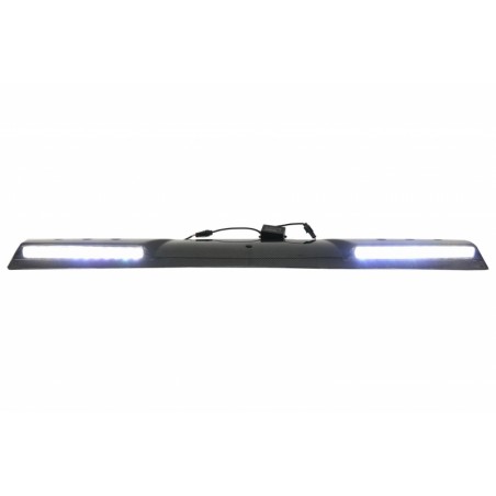 LED Front Roof Spoiler suitable for Mercedes W463 G-Class (1989-2017) Real Carbon B-Design