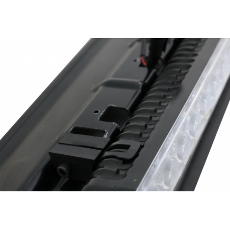 LED Front Roof Spoiler suitable for Mercedes W463 G-Class (1989-2017) Real Carbon B-Design