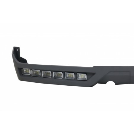 Front Bumper Spoiler LED DRL Extension suitable for Mercedes W463 G-Class G63 G65 (2013-2017)