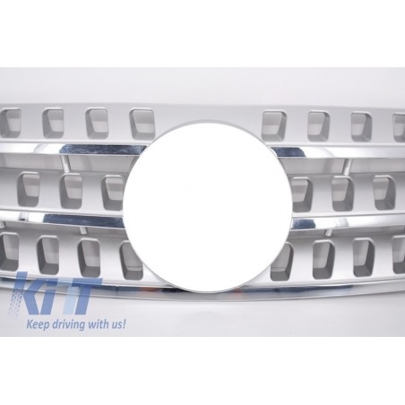 Front Grille suitable for MERCEDES Benz W163 ML (1997-2005) Silver Edition