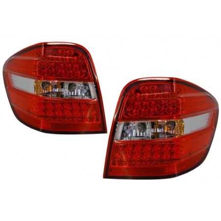 LED Taillights suitable for MERCEDES Benz M-Classe W164 (2005-2008) Red Clear