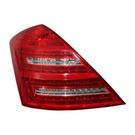 LED Taillights suitable for MERCEDES Benz S-Class W221 (2005-2009) Limousine Red Cristal Facelift Look