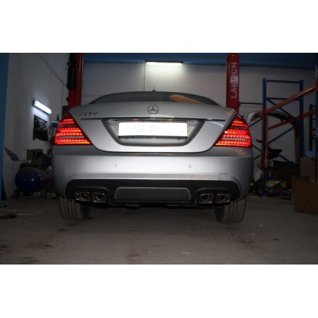 LED Taillights suitable for MERCEDES Benz S-Class W221 (2005-2009) Limousine Red Cristal Facelift Look