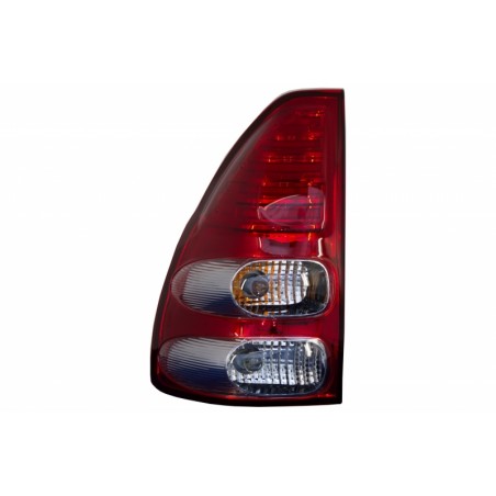 LED Taillights suitable for TOYOTA Land Cruiser FJ120 (2003-2008) Red / Clear