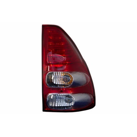 LED Taillights suitable for TOYOTA Land Cruiser FJ120 (2003-2008) Red / Clear