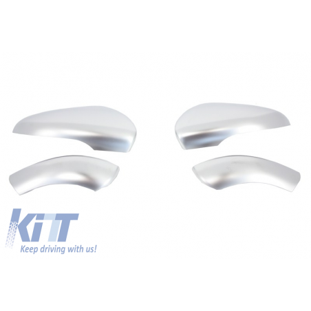 Mirror Covers suitable for VW Golf VI (2008-2014) Brushed Aluminum Desgin