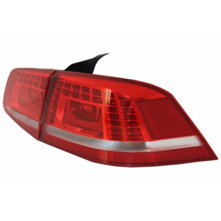 LED TailLights suitable for VW Passat 3C B7 Facelift Sedan (2010-2014) Red White