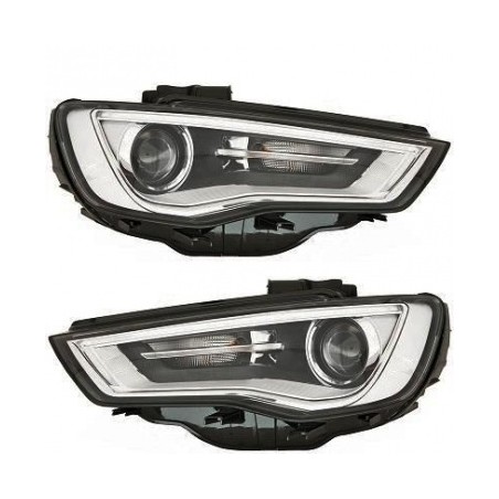 Phares Audi A3 8V a feux diurne bande led