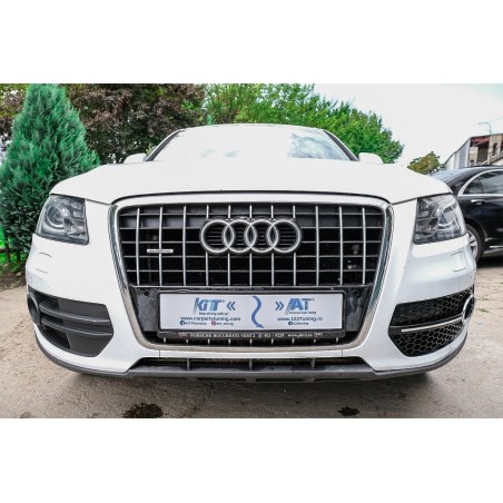 Grilles antibrouillard pour Audi Q5 8R (2008-2011) RS Design Piano Black & Chrome