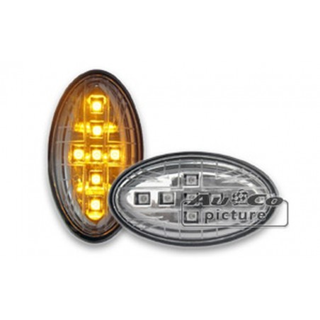 Clignotant de coté LED Mini R50/52/53 Union Jack Design