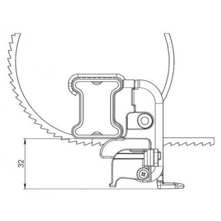 NORDRIVE KARGO / KARGO PLUS Ceinture de butée (paire)