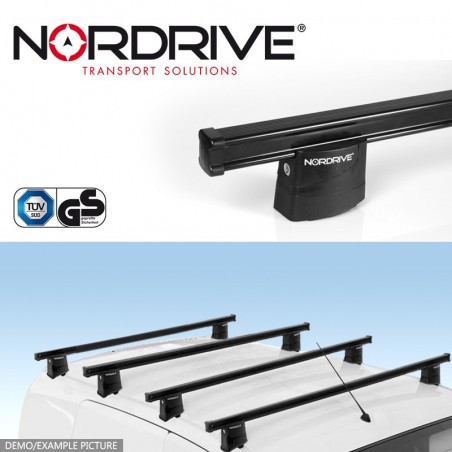 NORDRIVE KARGO Barres de Toit 4-Barres pour FIAT TALENTO