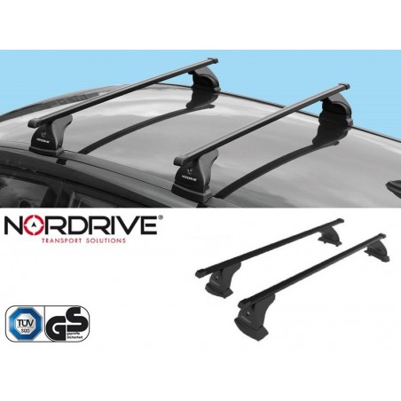 NORDRIVE EVOS QUADRA Barres de toit pour VW GOLF 7 BERLINE (5 PORTES)