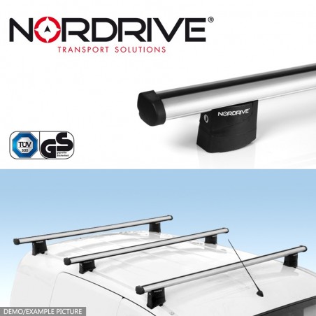 NORDRIVE KARGO PLUS Barres de toit 3-Barres pour MERCEDES-BENZ V-KLASSE (W447)