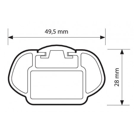 NORDRIVE EVOS ALUMIA Barres de toit pour OPEL ADAM