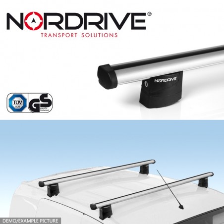 NORDRIVE KARGO PLUS Barres de toit 2-Barres pour FIAT DUCATO 3 (250/290)