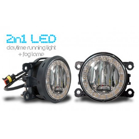 LED Feux diurnes + LED Projecteurs antibrouillard 2 in 1 - pour CITROEN C4