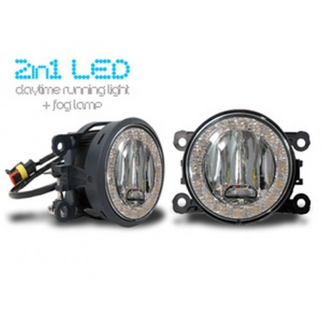 LED Feux diurnes + LED Projecteurs antibrouillard 2 in 1 - pour CITROEN C4