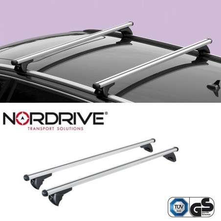 NORDRIVE NOWA ALU Barres de toit - Size M / 120 cm