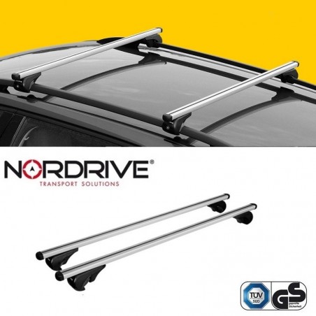 NORDRIVE YURO ALU Barres de toit - Size M / 120 cm