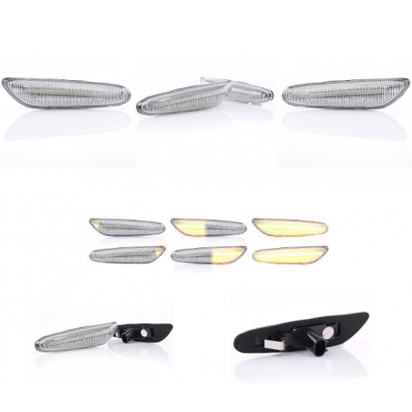 Clignotants répétiteurs LED dynamique pour BMW SERIE 5 (E60)