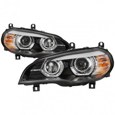 XENON Phares avant avec 3D Angel Eyes pour BMW X5 / E70