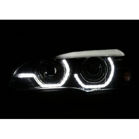 XENON Phares avant (AFS) avec 3D Angel Eyes pour BMW X5 / E70