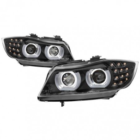 XENON Phares avant avec 3D Angel Eyes pour BMW 3 SERIES E90 / E91