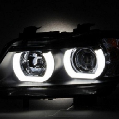 XENON Phares avant avec 3D Angel Eyes pour BMW 3 SERIES E90 / E91