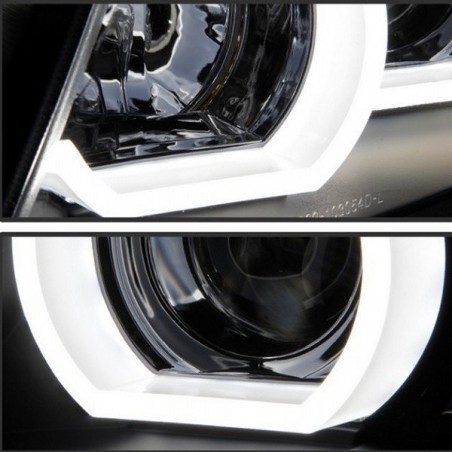 XENON Phares avant avec 3D Angel Eyes pour BMW 3 SERIES E90 / E91