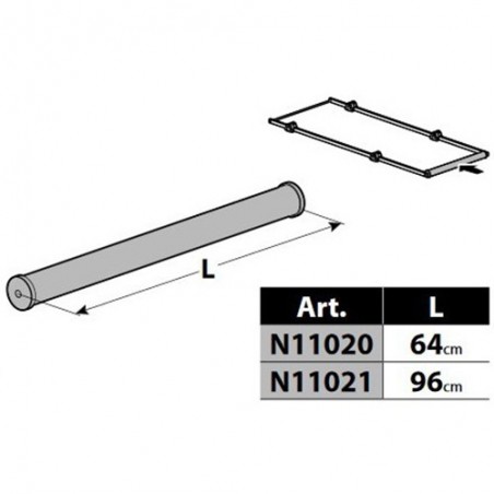 NORDRIVE KARGO / KARGO PLUS Roller + Extension kit (64 cm)