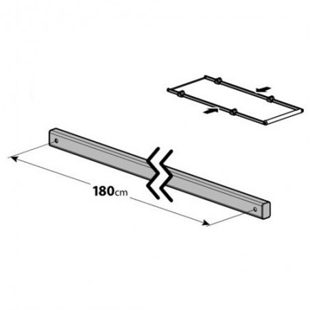 NORDRIVE KARGO / KARGO PLUS Roller + Extension kit (64 cm)