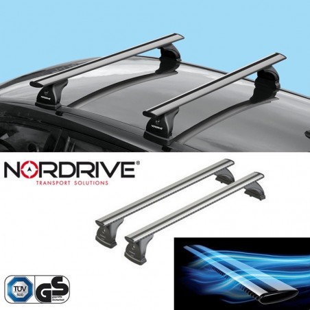 NORDRIVE EVOS SILENZIO Barres de toit pour MAZDA 3 (5-PORTES)