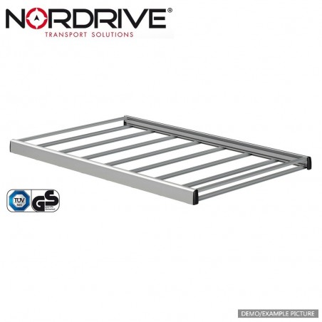 NORDRIVE KARGO RACK COMPACT Galerie de toit 120 cm x 115 cm x 7 cm