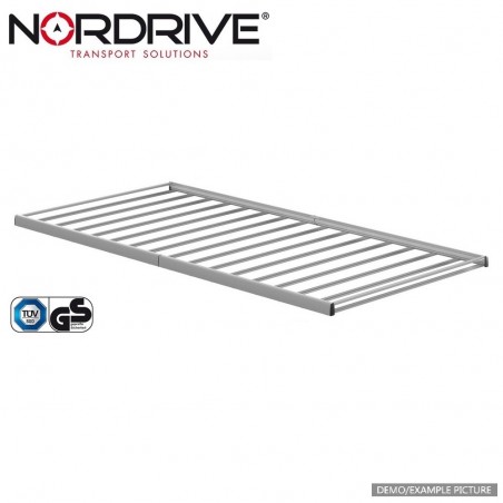 NORDRIVE KARGO RACK EXTENDED Galerie de toit 240 cm x 115 cm x 7 cm