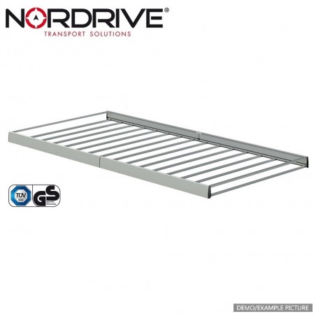 NORDRIVE KARGO RACK EXTENDED Galerie de toit 240 cm x 115 cm x 12 cm